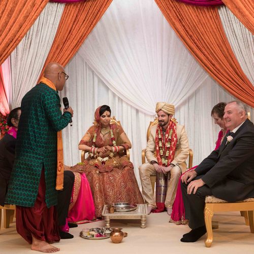 THE WEDDING CEREMONY IN THE MANDAP