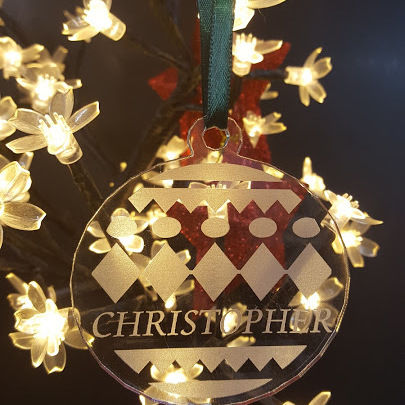 Christmas bauble decoration