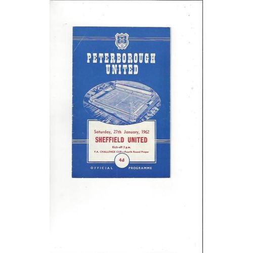 Peterborough United Home Football Programmes
