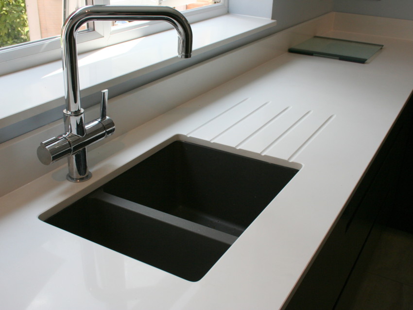 Quartz Kitchen Worktops, Granite Worktops, Kitchen Worktops London, undermount sink