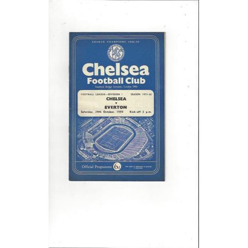 Everton Away Football Programmes