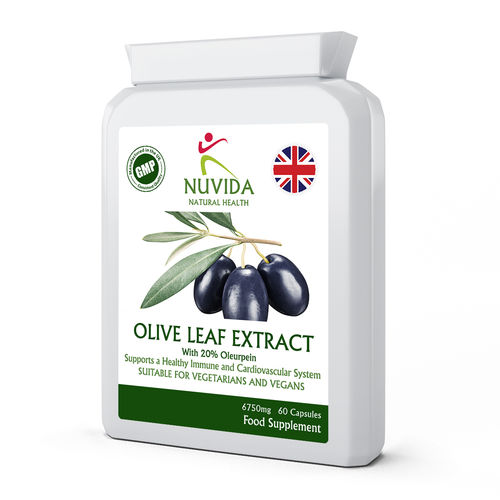 Olive Leaf Extract 60 Capsules 6750mg