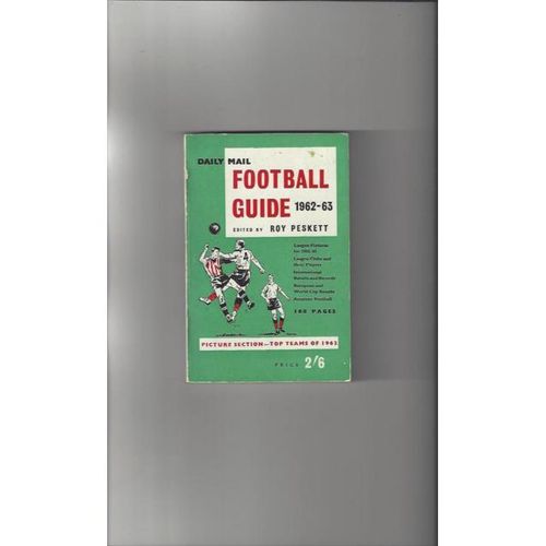 Daily Mail Football Guide 1962/63 Football Book