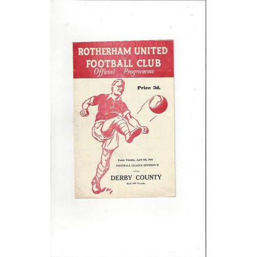 Derby County Away Football Programmes