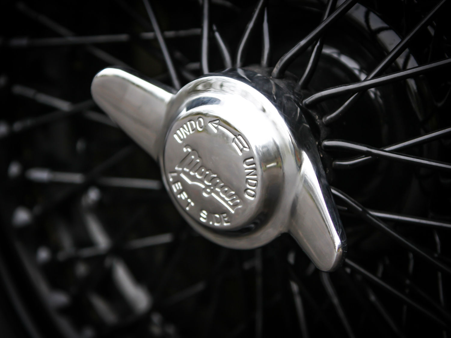 Two Eared Wheel Spinner, Morgan Engraved (RHS)