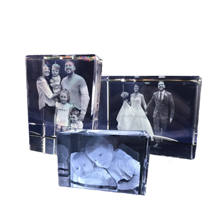 3D Crystal Portraits