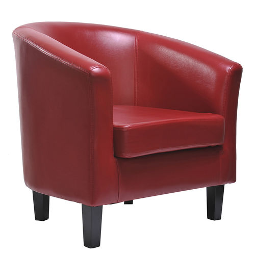 Ted Faux Leather Tub Chair Chair