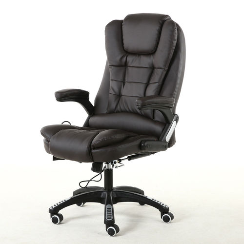 Oscar Executive Faux Leather Massage Heating Office chair (Black)