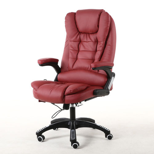 Oscar Executive Faux Leather Massage Heating Office chair (Red)