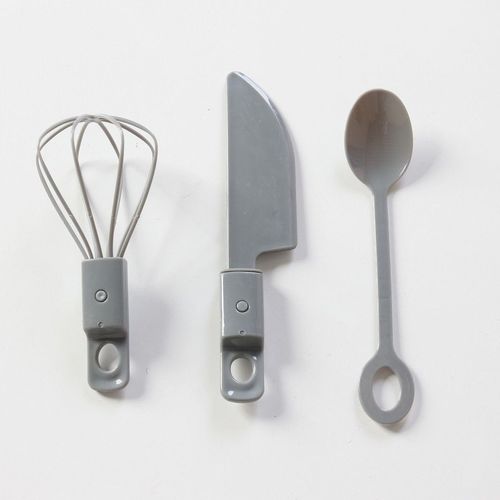 Large Kids Grey Wooden Play Kitchen (Grey)