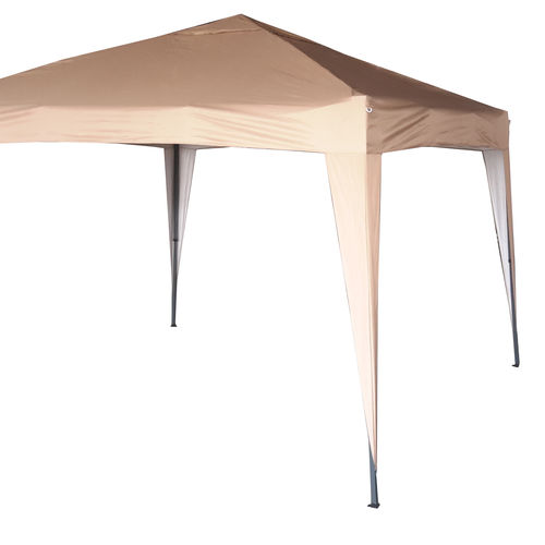 2m x 2m Gazebo Resistant Outdoor Garden Marquee Canopy (Beige)