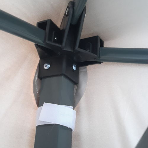 2m x 2m Gazebo Resistant Outdoor Garden Marquee Canopy + side's (Beige)