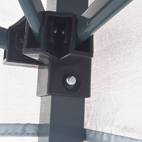 2m x 2m Gazebo Resistant Outdoor Garden Marquee Canopy + side's (Black)