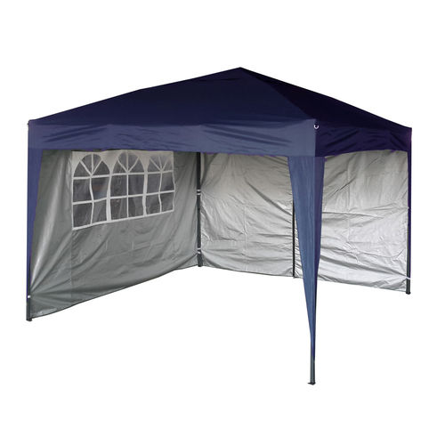 2m x 2m Gazebo Resistant Outdoor Garden Marquee Canopy + side's (Blue)