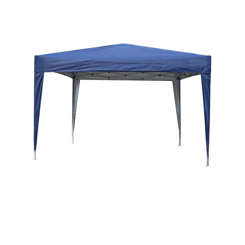2m x 2m Gazebo Resistant Outdoor Garden Marquee Canopy + side's (Blue)