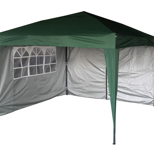 2m x 2m Gazebo Resistant Outdoor Garden Marquee Canopy + side's (Green)