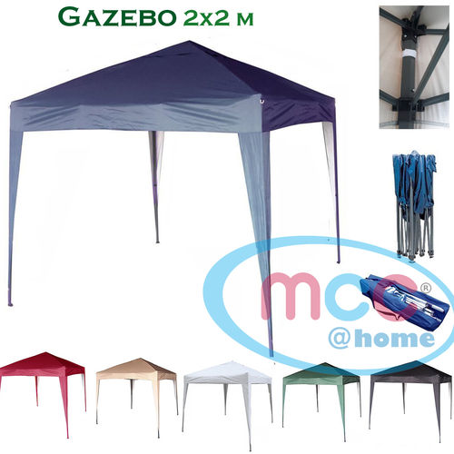 2m x 2m Gazebo Resistant Outdoor Garden Marquee Canopy (Blue)