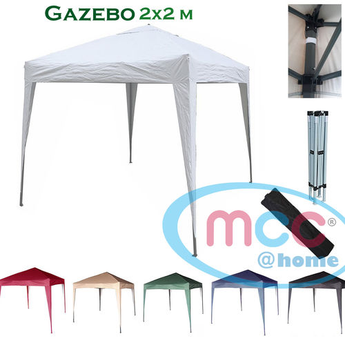 2m x 2m Gazebo Resistant Outdoor Garden Marquee Canopy (White)