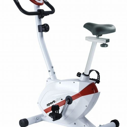 SportPlus Exercise Bike for Home with Adjustable Resistance
