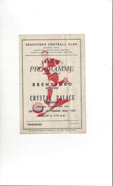 More Football Programmes listed today