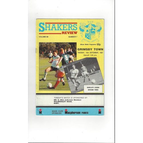Grimsby Town Away Football Programmes