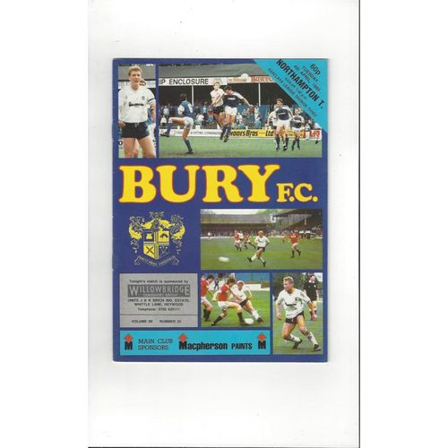 Northampton Town Away Football Programmes