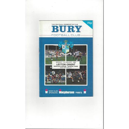 Leyton Orient Away Football Programmes