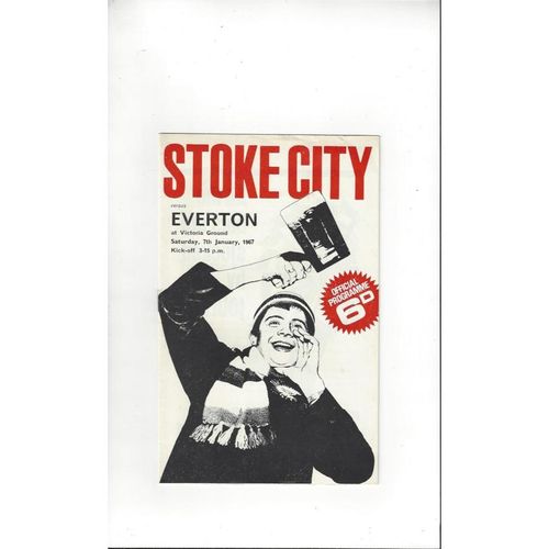 1966/67 Stoke City v Everton Football Programme