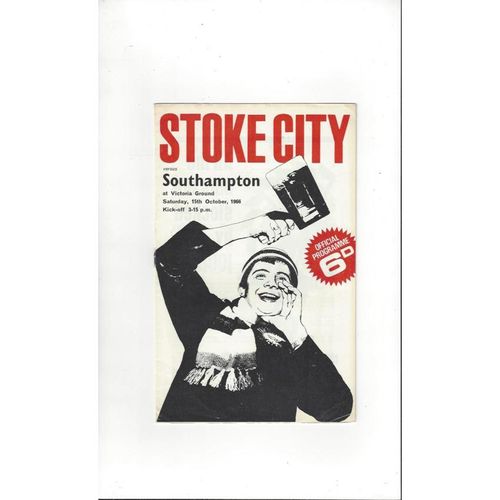 1966/67 Stoke City v Southampton Football Programme