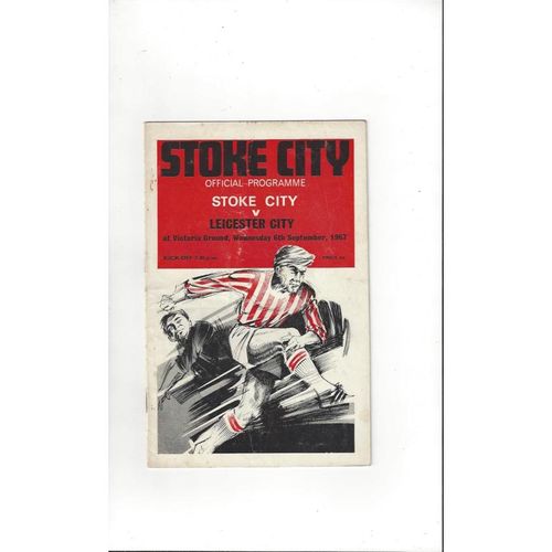 Stoke City Home Football Programmes
