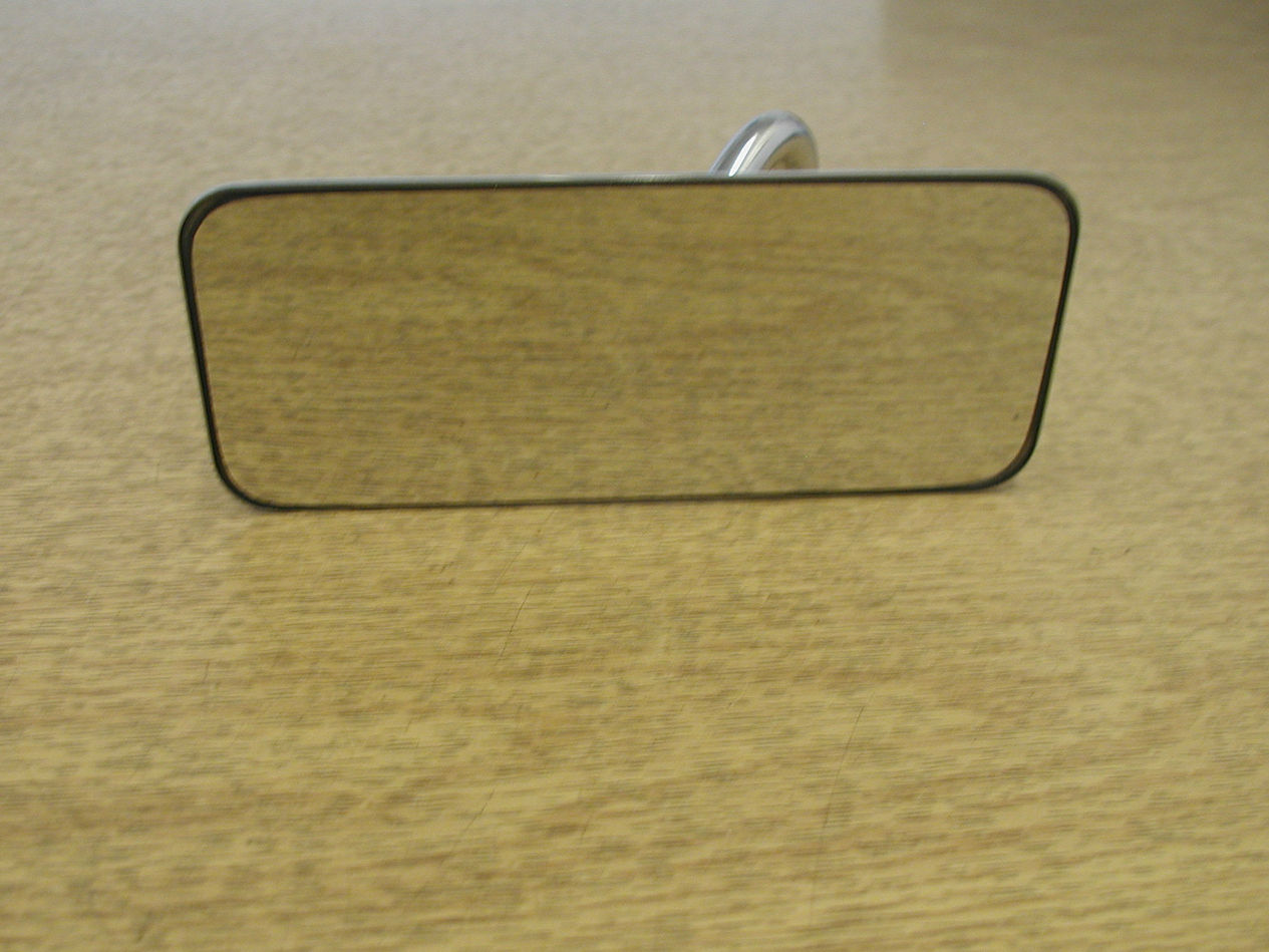 Rear View Mirror - Stainless, Small