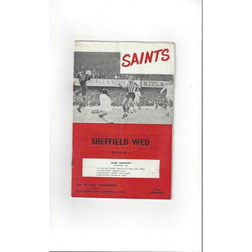 Sheffield Wednesday Away Football Programmes