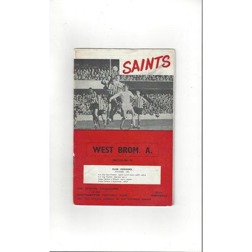 Southampton Home Football Programmes
