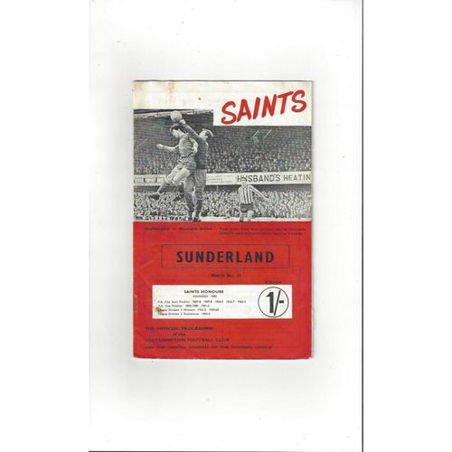 Southampton Home Football Programmes