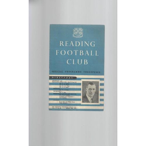 Reading Home Football Programmes