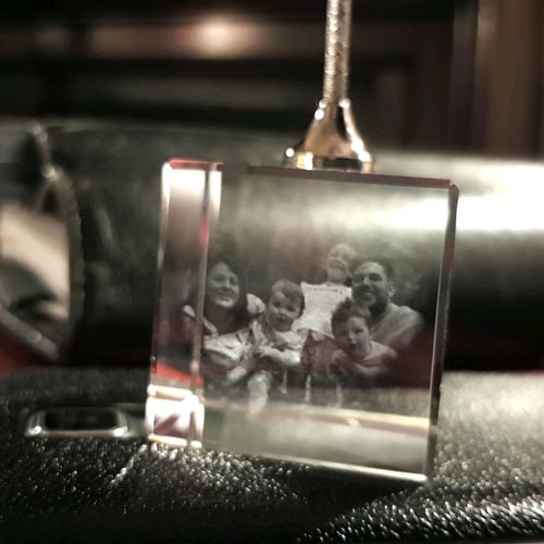 Crystal memo holders