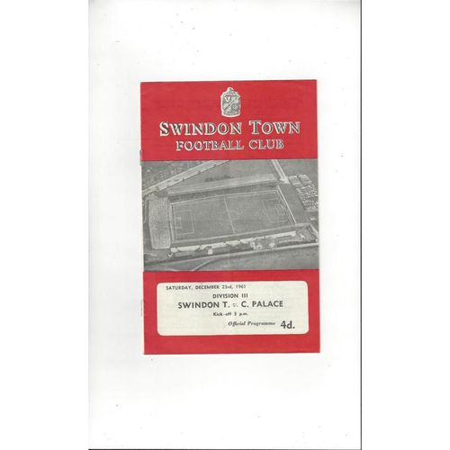 Crystal Palace Away Football Programmes