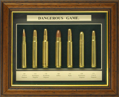 Hunting, Pistol Displays and Clocks