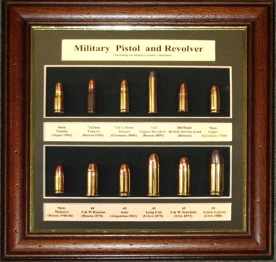 Military Rifle & Pistol Displays & Clocks