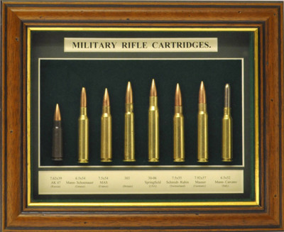 Military Rifle & Pistol Displays & Clocks