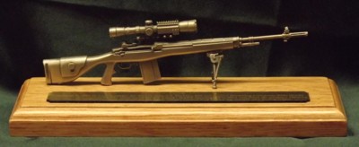 Pewter 1/6 Gun Ornaments