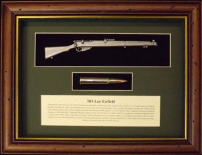 Wall Mounted 1/6 Pewter Guns