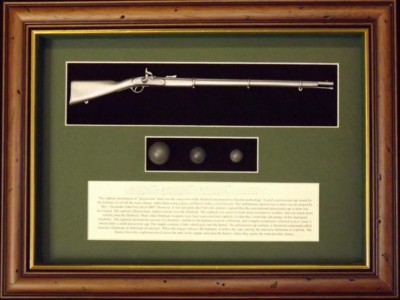 Wall Mounted 1/6 Pewter Guns