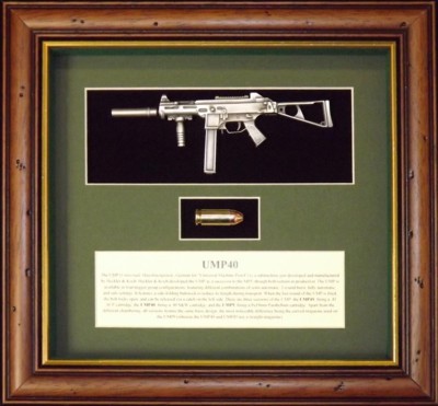 Wall Mounted 1/6 Pewter Guns