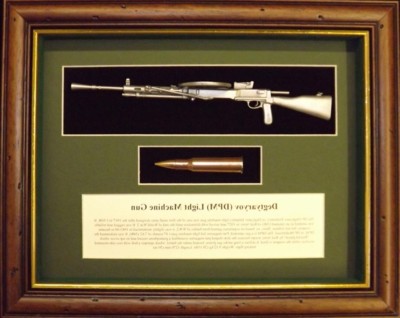 Wall Mounted 1/6 Pewter Guns