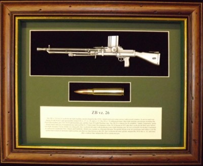 Wall Mounted 1/6 Pewter Guns