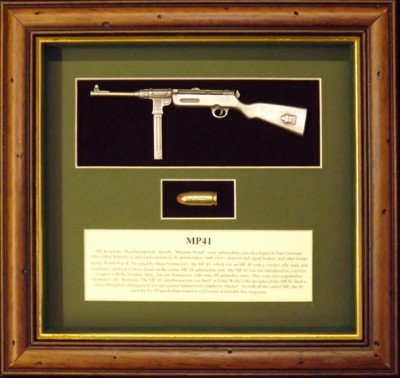 Wall Mounted 1/6 Pewter Guns