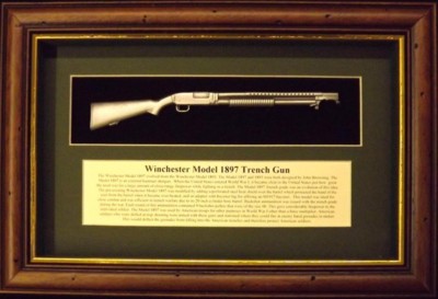 Wall Mounted 1/6 Pewter Guns