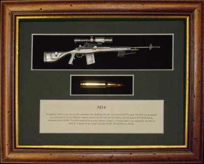 Wall Mounted 1/6 Pewter Guns