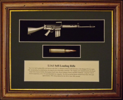 Wall Mounted 1/6 Pewter Guns